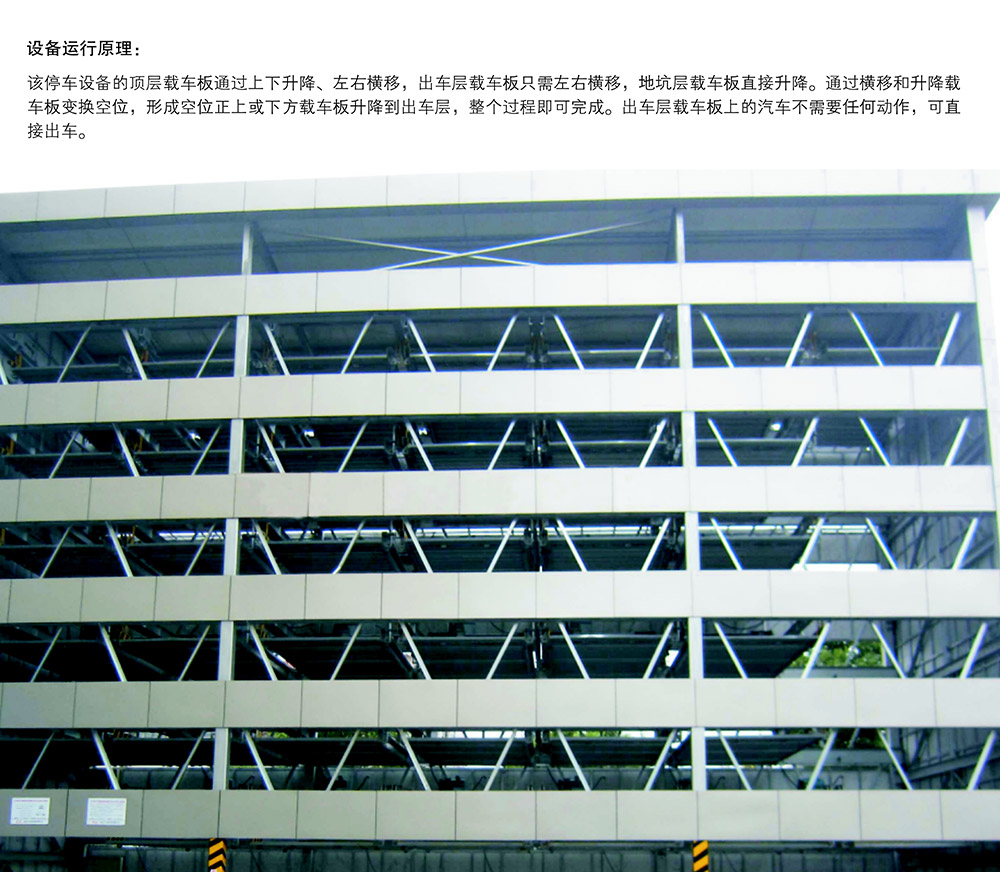 甘肃兰州负一正四地坑式PSH5D1五层升降横移立体车库设备运行原理.jpg